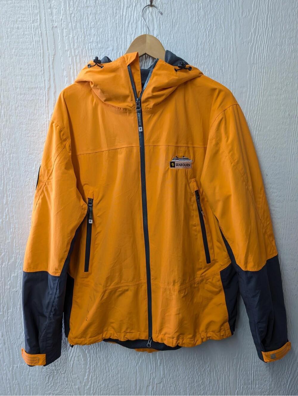 Seabourn Antarctica Ship To Shore Traveler Orange Jacket Coat Hood Size Large